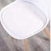 Jedálenská stolička SKY92 - bielo čierna